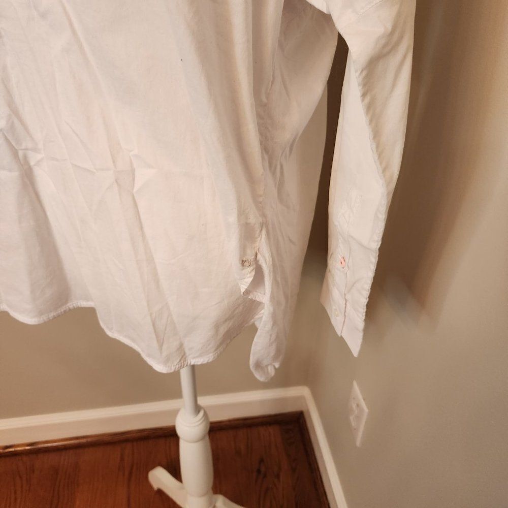 White Modern Ambition Impression Button Down - Picture 5 of 9